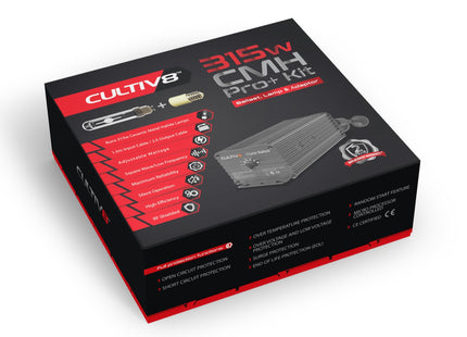 Cultiv8 315W CMH Digital Ballast + Lamp