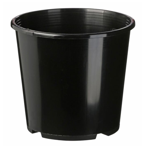 6L Black Plastic Pot