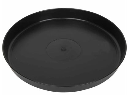 34cm Black Plastic Saucer
