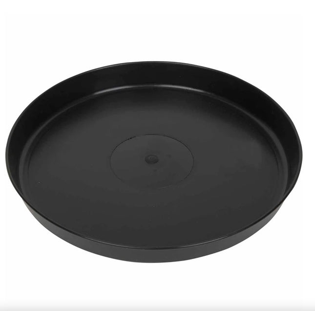 34cm Black Plastic Saucer