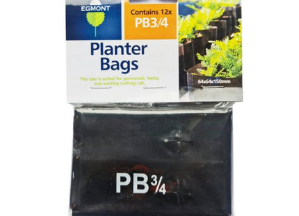 PB3/4 Planter Bags 12pk