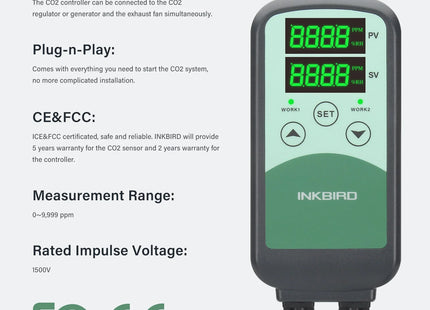 Inkbird Co2 Controller ICC-500T