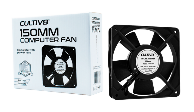 Cultiv8 Computer Fan 150mm