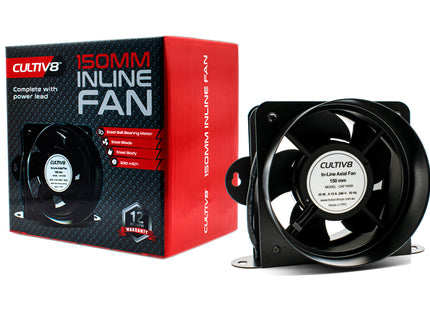 Cultiv8 In-Line Axial Fan 150mm