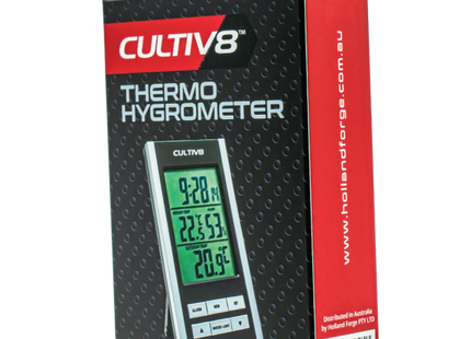 Cultiv8 Digital Thermometer and Hygrometer