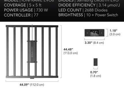 AC Infinity 730W IonFrame EVO8