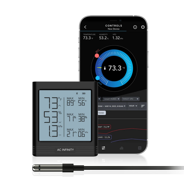 AC Infinity CloudCom B1 Thermo-Hygrometer