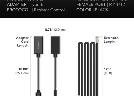 AC Infinity Type-B Lighting Adapter