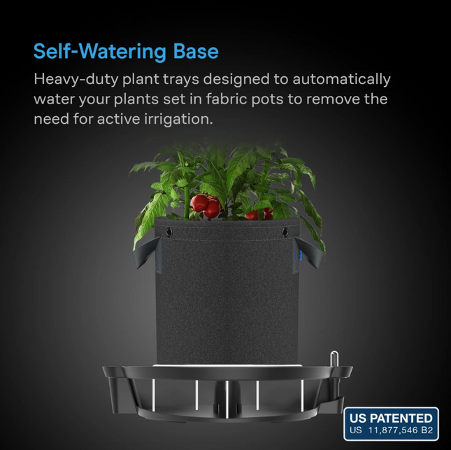 AC Infinity Self-Watering Fabric Pot Base - 4 pack