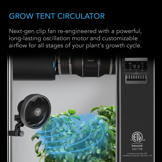 AC Infinity S9 Clip Fan