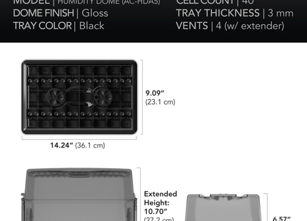 AC Infinity Humidity Dome 5x8