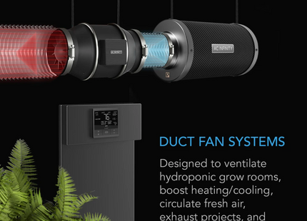 AC infinity 200mm Cloudline T-8 Fan