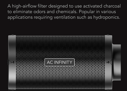 AC Infinity 200mm Carbon Filter