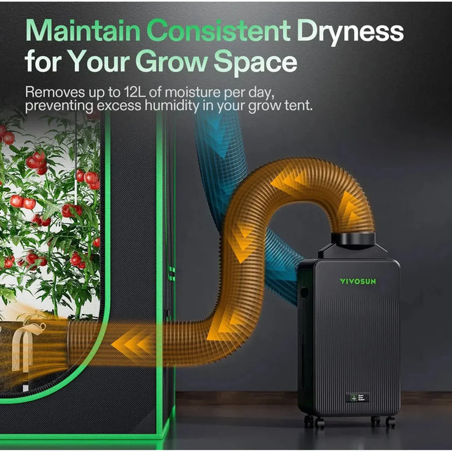 VivoSun Aerodrain D12 Dehumidifier