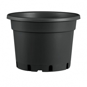 14L Black Plastic Pots