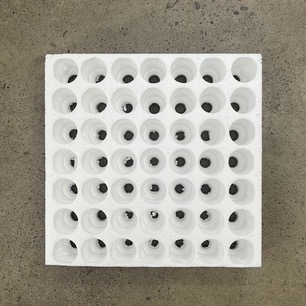 Polystyrene tray 49 hole