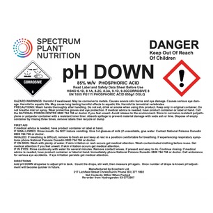 SPN pH Down 500ml (85% Phosphoric acid)