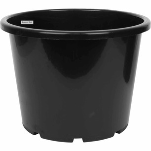 30L Black Plastic Pot