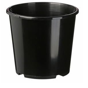 6L Black Plastic Pot
