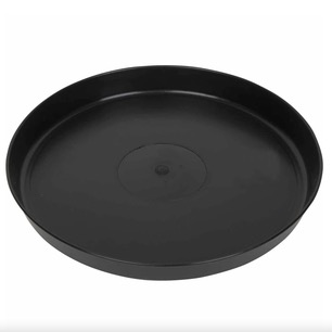 34cm Black Plastic Saucer
